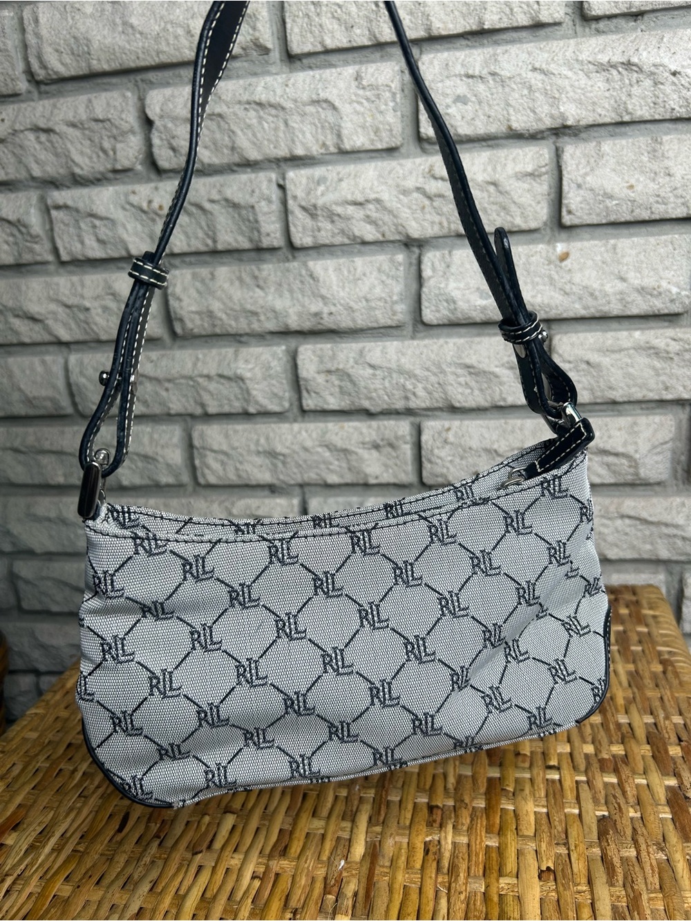 Vintage y2k Ralph Lauren Baguette Mini Purse Bag